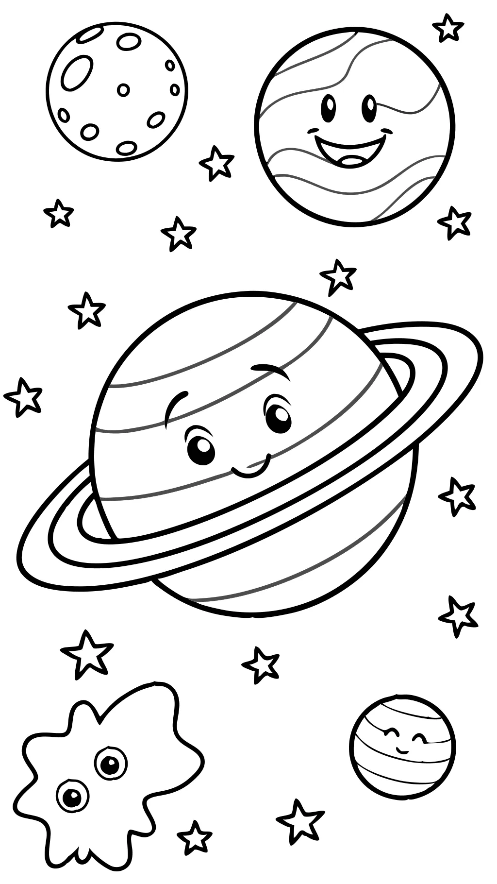 planets solar system coloring pages